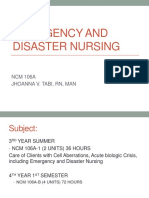 Ppt1.1 Emergency and Disaster Nursing INTRODUCTION