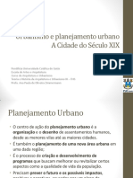 Urbanismo e Planejamento Urbano