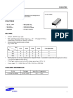 Am/Fm 1 Chip Radio S1A0427B01: VCC 4.5V 6.0V 7.5V 9.0V Line Operated R