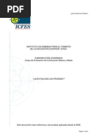 Què Evaluan Las Pruebas Icfes A Partir de 2006