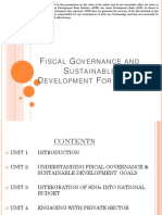 Fiscal Governance and Sustainable Development For Samoa