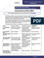 Necrotising Enterocolitis (NEC) : Clinical Practice Guideline Guideline Coverage Includes NICU KEMH, NICU PMH and NETS WA