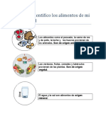 Tema 1 Fico Los Alimentos de Mi Comunidad