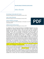 Desafios Da Prática Docente