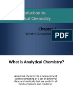 Introduction To Analytical Chemistry