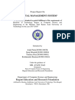 Project Report On Hospital Management System