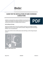 P For The Installation of Bare Overhead Conductors