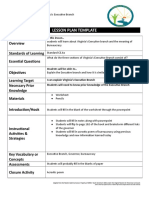 Lesson Plan Template and Reflection