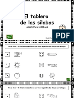 Tablero de Silabas