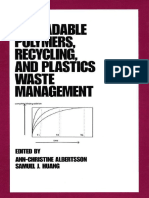 (Plastics Engineering) Albertsson - Degradable Polymers, Recycling, and Plastics Waste Management (1995, CRC Press)