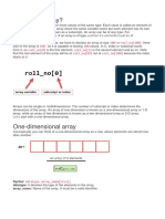 What Is An Array?: Int Float Char Int Int 100 100 Roll - No (100) 100 100 0 Roll - No (0) Roll - No (1) Roll - No (99) Roll - No (100) 0