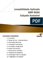 Acessibilidade Aplicada Calçada Acessível PDF