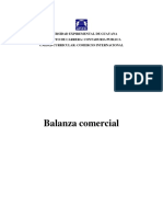 Balanza Comercial