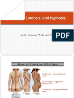 Scoliosis, Lordosis, and Kyphosis