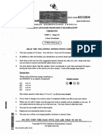 CAPE Chemistry 2016 U1 P1