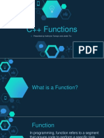 C++ Functions: Presented by Kathryne Tarrayo and Jester Tiu