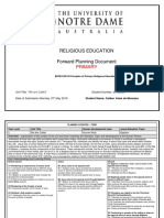 Forward Planning Document Primary