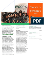 Swoops Fall Newsletter