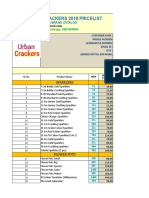 Urban Crackers 2018 Pricelist: India'S No 1. Crackers Brand Catalog