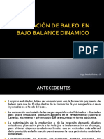 Aplicacion de Baleo Bajo Balance Dinamico DUB 2015