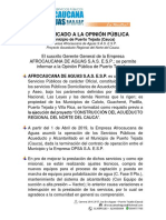 Informe Afrocaucana de Aguas