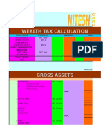 Wealth Tax Calculation