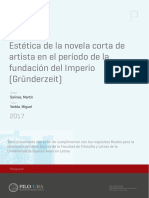 Salinas Martin - Tesis Estética de La Novela Corta de Artista en El Período de La Fundación Del Imperio Grunderzeit PDF