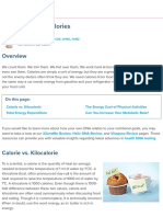 Understanding Calories - Nutrition, Energy & Metabolism