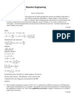 CHFEN 3553 Chemical Reaction Engineering: April 28, 2003 1:00 PM - 3:00 PM Answer All Questions