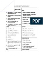 Head To Toe Assessment