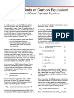 Carbon Equivalent Equation