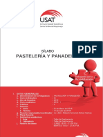 Syllabus de Pastelería y Panadería