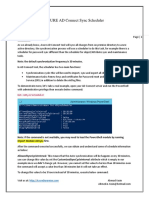 AZURE AD Connect Sync Scheduler