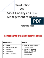 Introduction To Asset Liability and Risk MGMT