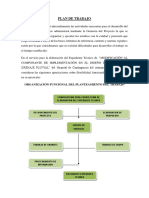 Plan de Trabajo Evacuación Pluvial