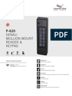 Denali Mullion-Mount Reader & Keypad: Pyramid Series Proximity