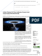 A New Theory On Time Indicates Present and Future Exist Simultaneously - Physics-Astronomy2