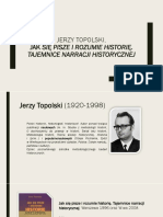 J.topolski, Jak Się Pisze I Rozumie Historię