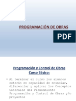 Curso Programacion y Control de Obras PDF