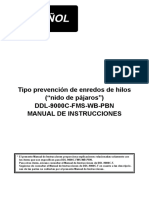 Instruction - Es Juki 9000c PDF