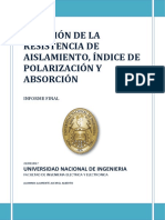 Medición de La Resistencia de Aislamiento