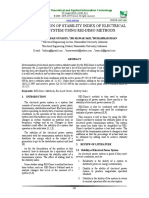 Determination of Stability Index of Electrical Power System Using Rei-Dimo Methods