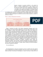 Figure 1. Disaster Management Continuum: Prevention/Mitigation