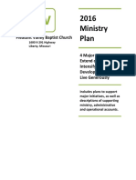 2016 Ministry Plan