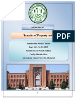 Transfer of Property Act-I: Assignment