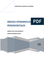 Indices Epidemiologicos Periodontales