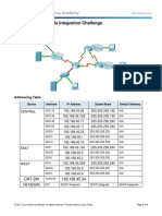 1.3.1.3 Packet Tracer - Skills Integration Challenge