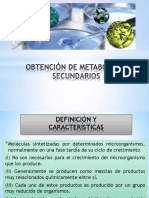 Obtención de Metabolitos Secundarios PDF