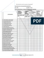 Lista de Cotejo Matematica