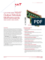 M85001-0365 - Universal Input-Output Module Motherboards